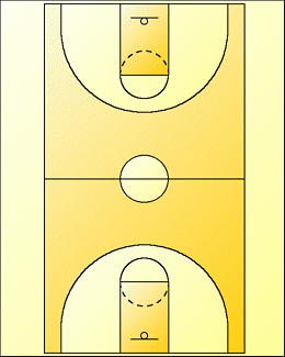 Animated Basketball Court