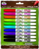 Cover: board dudes srx dry erase markers medium point 10-count assorted colors. packaging may vary from image (ddc99)