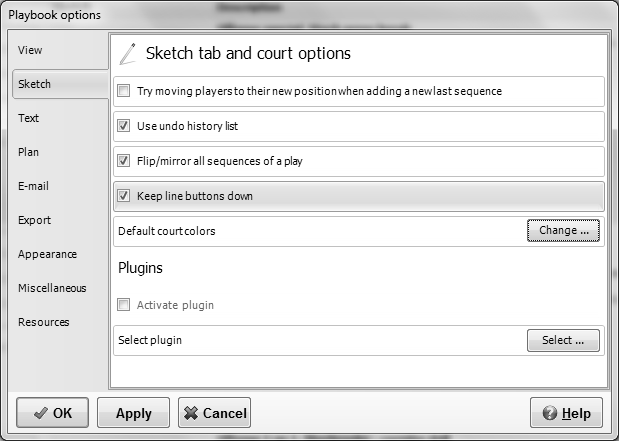 Optionssketch