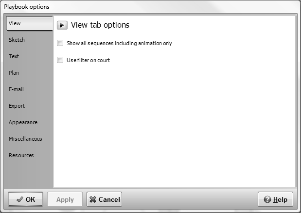 Optionsview