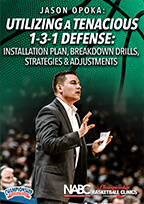 Cover: utilizing a tenacious 1-3-1 defense: installation plan, breakdown drills, strategies & adjustments